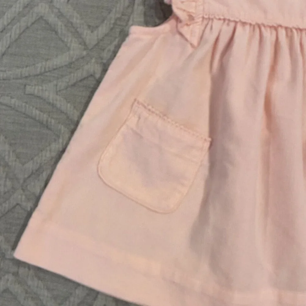 Baby Gap 0-3m Pink Corduroy Pocket Dress